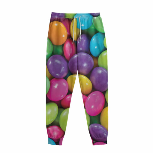 Colorful Chocolate Candy Print Sweatpants