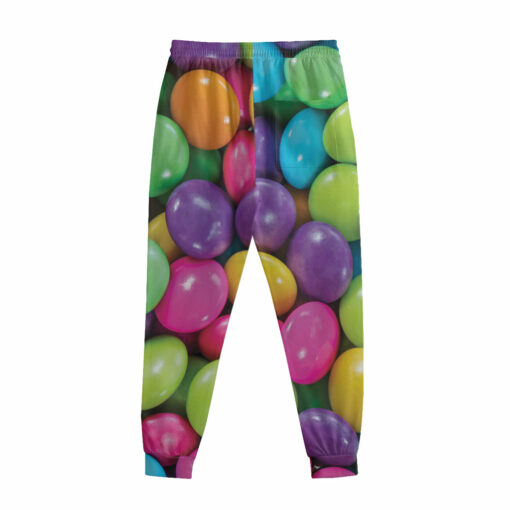 Colorful Chocolate Candy Print Sweatpants