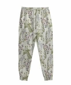 Vintage Giraffe Print Sweatpants