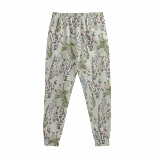 Vintage Giraffe Print Sweatpants