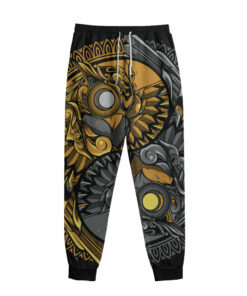Yin Yang Owl Print Sweatpants