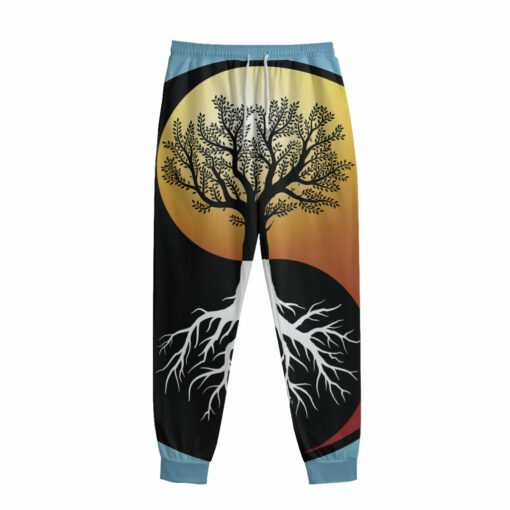 Yin Yang Tree Of Life Print Sweatpants