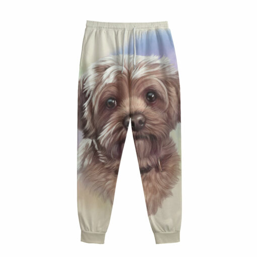 Yorkshire Terrier Portrait Print Sweatpants
