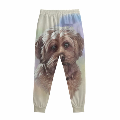 Yorkshire Terrier Portrait Print Sweatpants