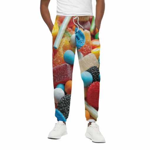 Yummy Gummy Print Cotton Sweatpants