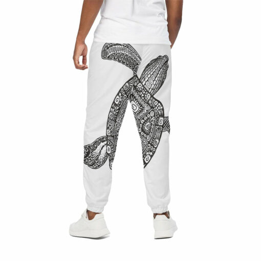 Zentangle Sea Turtle Print Cotton Sweatpants