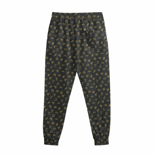 Zodiac Astrological Signs Pattern Print Sweatpants