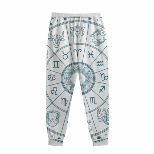 Zodiac Astrology Signs Print Sweatpants