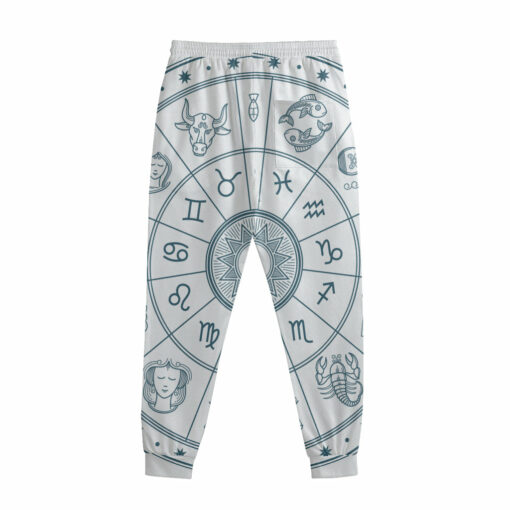 Zodiac Astrology Signs Print Sweatpants