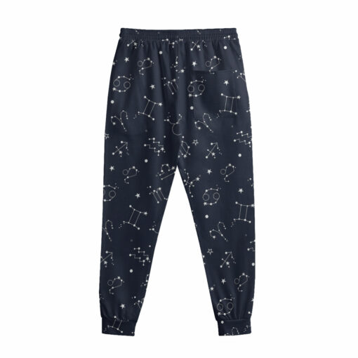 Zodiac Star Signs Pattern Print Sweatpants
