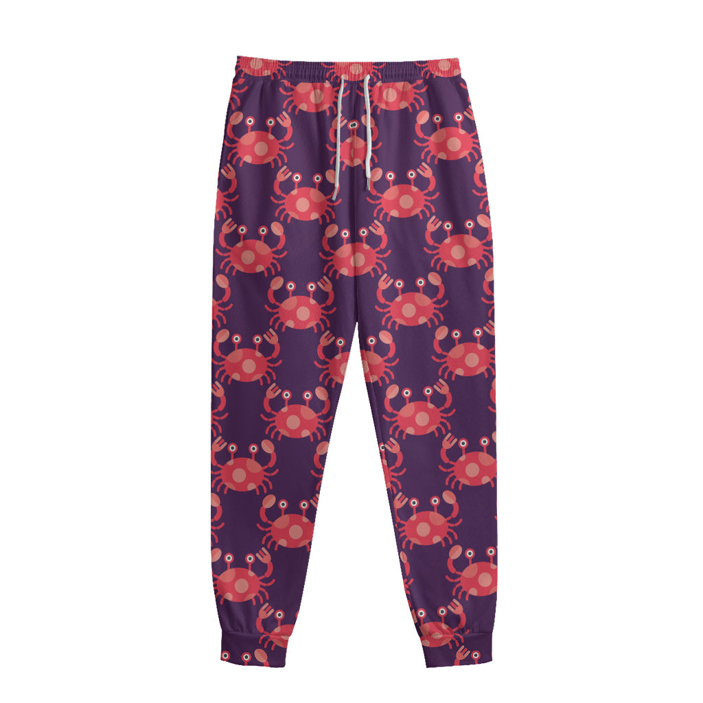 Cute Crab Pattern Print Sweatpants Cute Crab Pattern Print Sweatpants