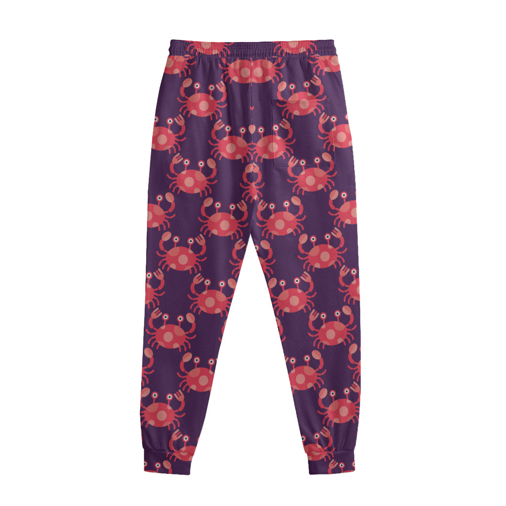 Cute Crab Pattern Print Sweatpants Cute Crab Pattern Print Sweatpants