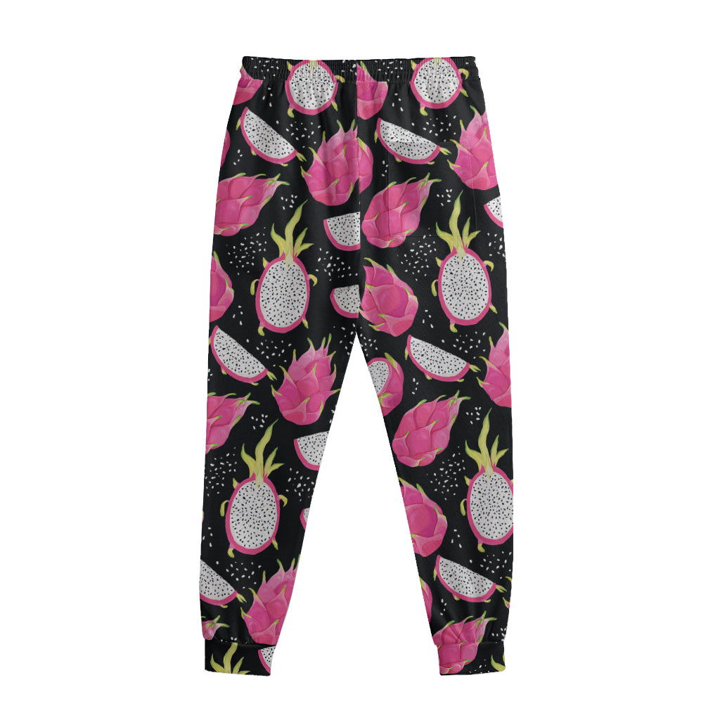 Dragon Fruit Pattern Print Sweatpants Dragon Fruit Pattern Print Sweatpants