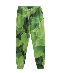 Fresh Lettuce Leaves Print Sweatpants