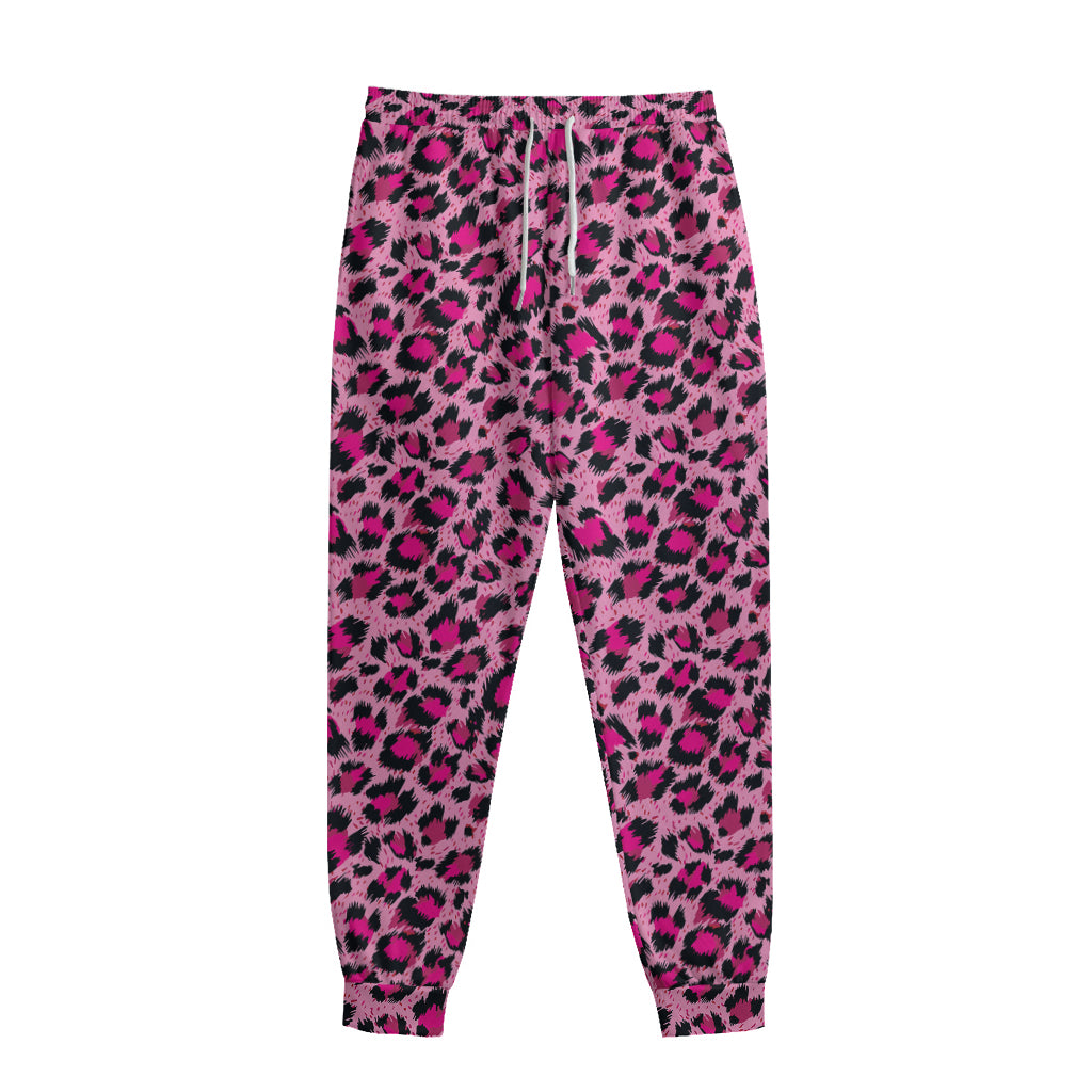 Pink Leopard Print Sweatpants Pink Leopard Print Sweatpants