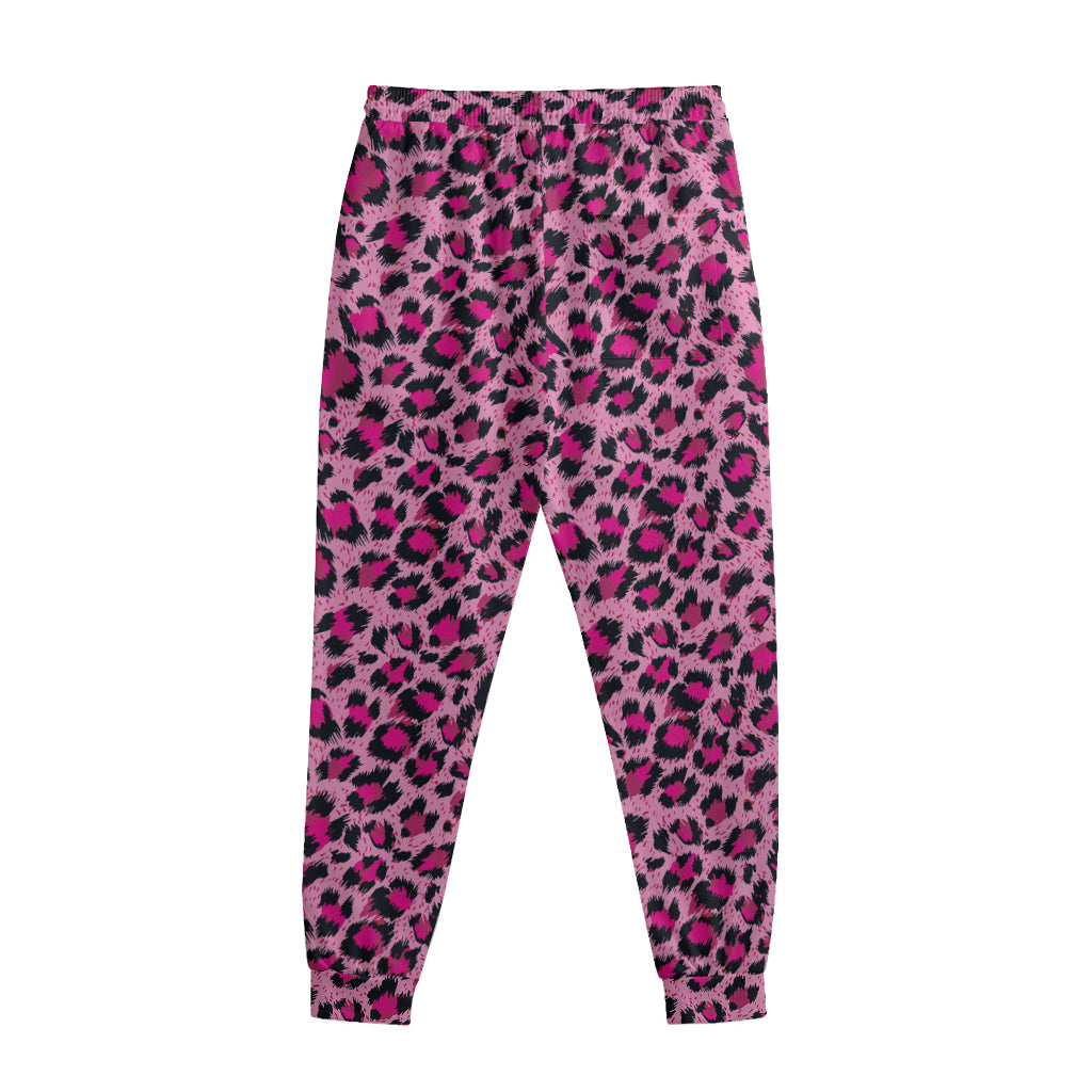 Pink Leopard Print Sweatpants Pink Leopard Print Sweatpants