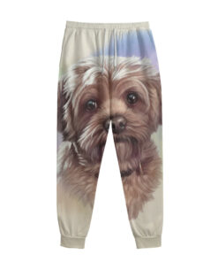 Yorkshire Terrier Portrait Print Sweatpants