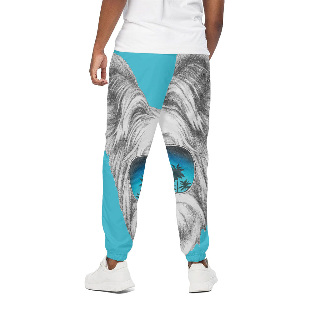 Yorkshire Terrier With Sunglasses Print Cotton Sweatpants Yorkshire Terrier With Sunglasses Print Cotton Sweatpants