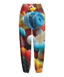 Yummy Gummy Print Fleece Lined Knit Pants