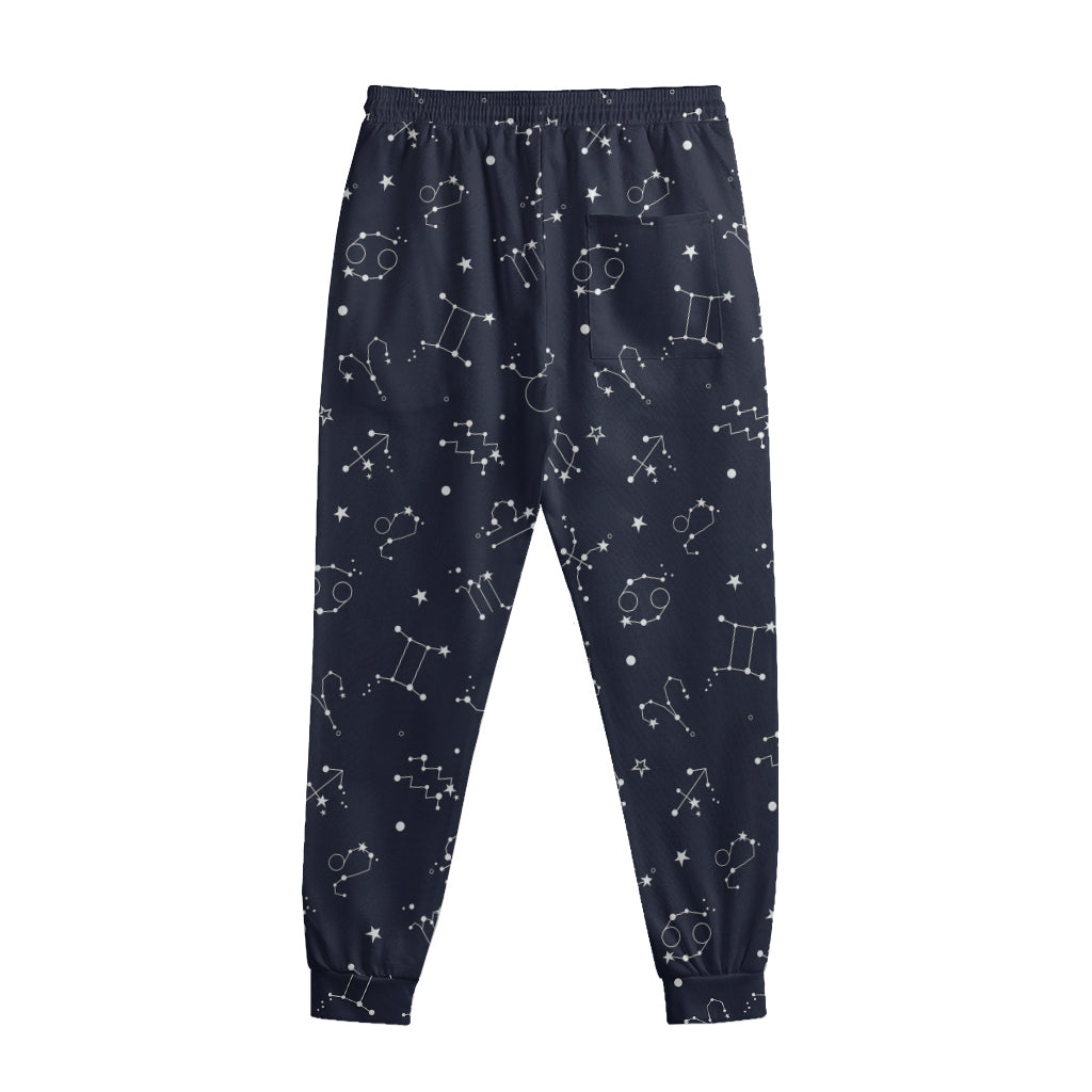 Zodiac Star Signs Pattern Print Sweatpants Zodiac Star Signs Pattern Print Sweatpants