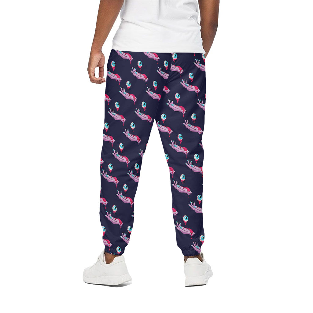 Zombie Eyeball Pattern Print Cotton Sweatpants Zombie Eyeball Pattern Print Cotton Sweatpants